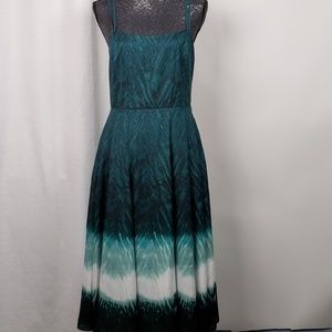 White House Black Market Green Summer Dress 6